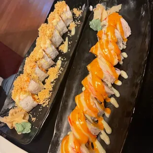 sashimi, sushi, sushi and sashimi, food