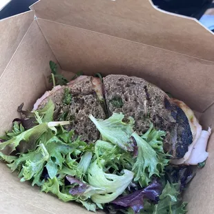 Turkey Sandwich, Salad