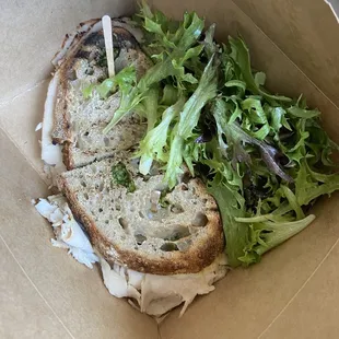 Turkey/pesto  Delicious  Nice staff  2 nd time will be back