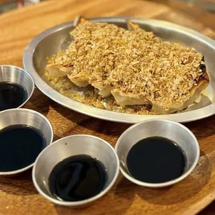 Garlic gyoza