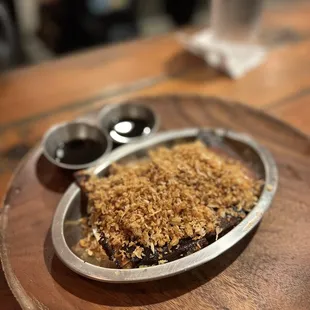 Garlic gyoza (delicious!)