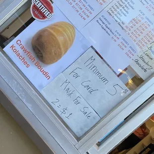 Omg!!! A crawfish boudin kolache!!! I'll be back tomorrow to try