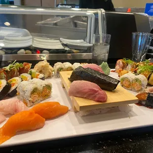 sashimi, sushi and sashimi, sushi, food