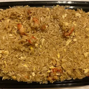 Crawfish Fried Rice (omitted vegetables) $11.95