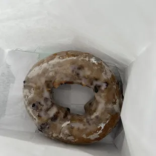 Blueberry cake donut