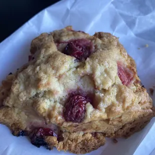 Cherry scone