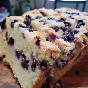 Lemon Curd Blueberry bread