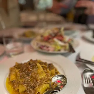 a plate of food on a table