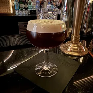 Saffron espresso martini