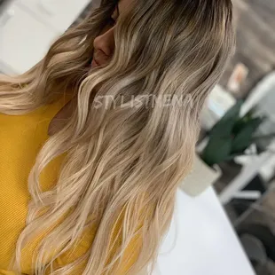 Balayage, ombré , color melt, women's haircut, blonde , highlights