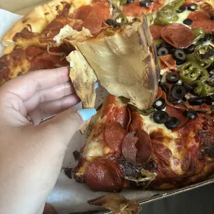 pizza, food