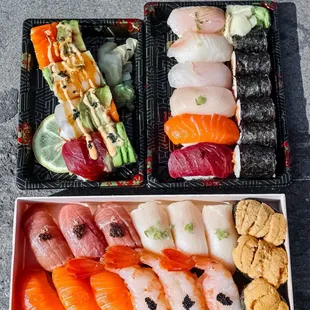 Jurin Premium Box + Nigiri Tasting (6 Pieces) + Angel Roll (@joeynht)