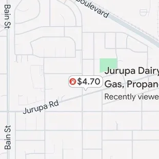 Local street map