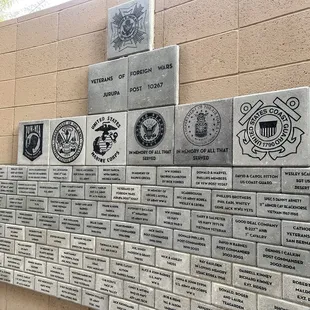 Wall of Veterans