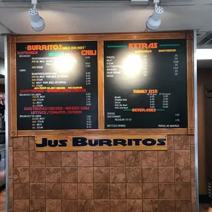 Bright lights! Awesome Burritos!