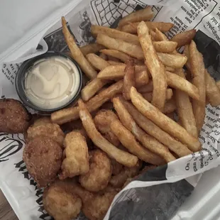 Shrimp and fries