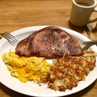 Hungry Man's Ham Steak Classic Combo