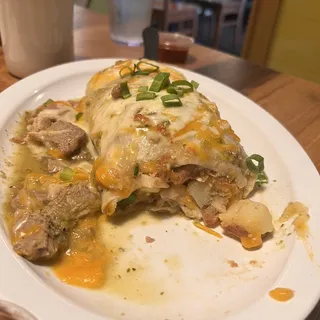 Chile Verde Burrito Lunch