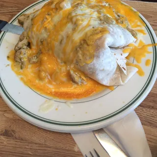 "Giant" Chile Verde Breakfast Burrito