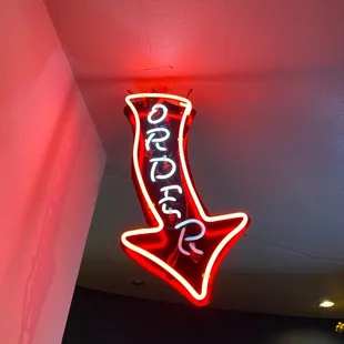  neon sign for a restaurant