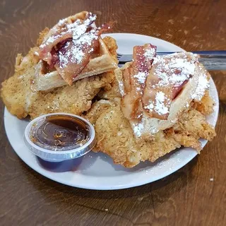 Chicken Waffle Stacks