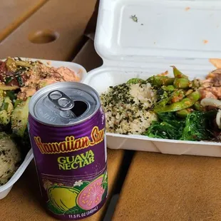 Spicy poke, original, Hawaiian poke style.