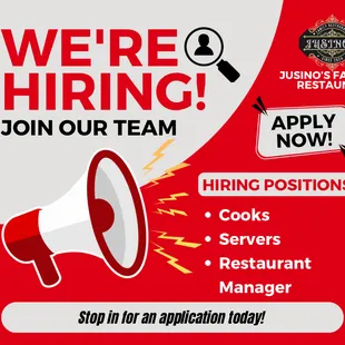 Come join our team!