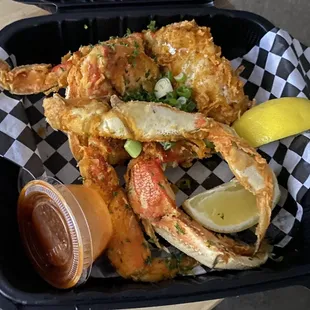 Fried crab