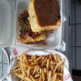 Cornbread Fried Chicken Sandwich