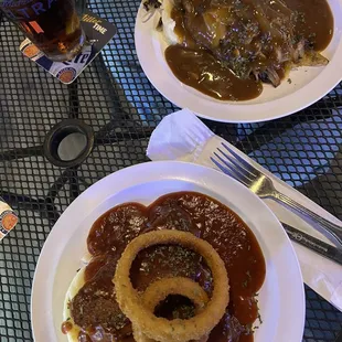 "Best Ever"Meatloaf dinner &amp; "old fashioned Chopped Steak" dinner