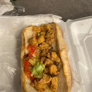 Take out gator po boy.