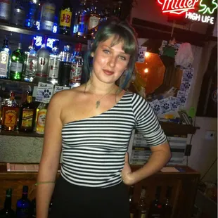 Danielle. Things look better after Art goes upstairs.