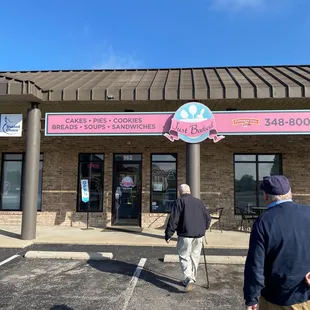 Front of store