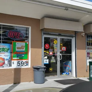 Front of store.