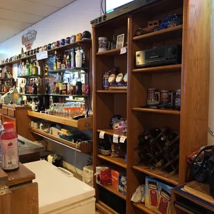 the inside of a grocery store