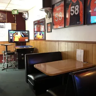 the inside of a restaurant