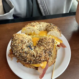 Breakfast Bagel Sandwich