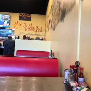 a table with a bowl of food on it