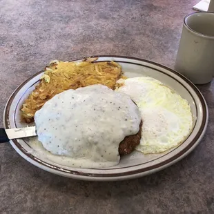 Chicken Fried Steak Breakfast
