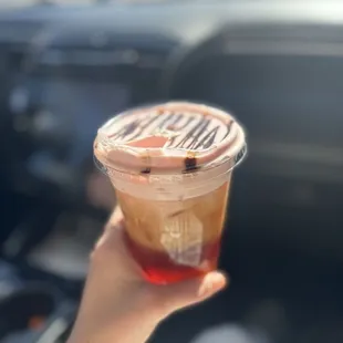 Chocolate covered strawberry cold brew