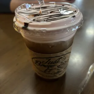 Chocolate covered strawberry cold brew