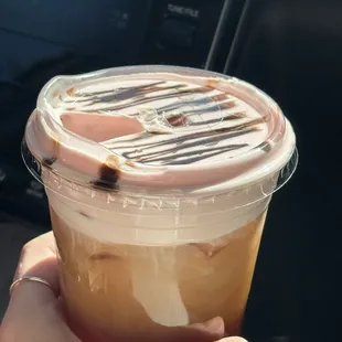 Chocolate covered strawberry cold brew