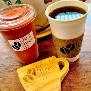 Strawberry Smoothie &amp; Coffee