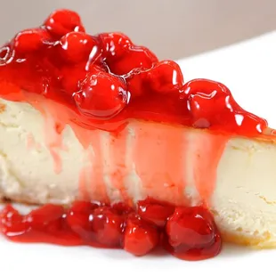 a slice of cheesecake