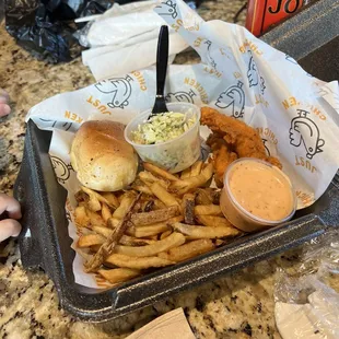 Chicken tender meal