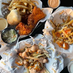 food, fish and chips