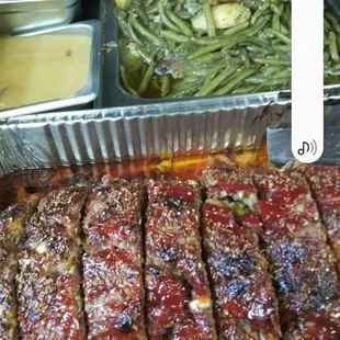 ribs, food, bbq ribs