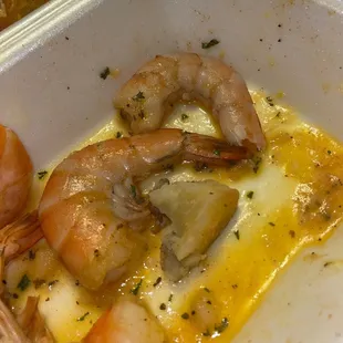 Price not bad, potatoes were good but my Shrimp weren't cooked