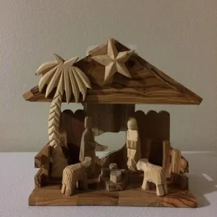 Music Box Nativity from  the West Bank