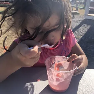 Strawberry ice cream